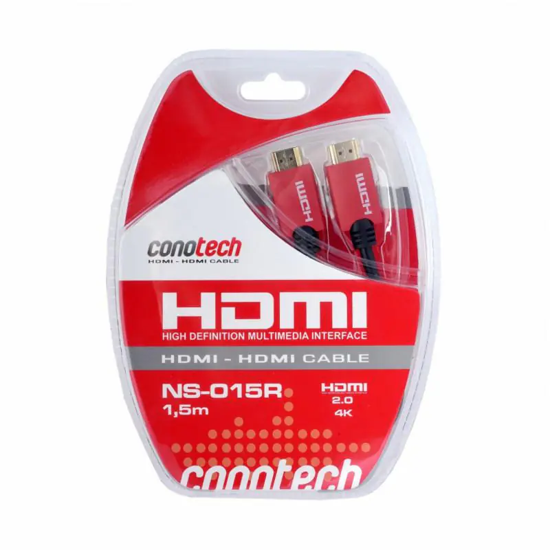 ⁨HDMI Conotech NS-015R cable ver. 2.0 1.5m⁩ at Wasserman.eu