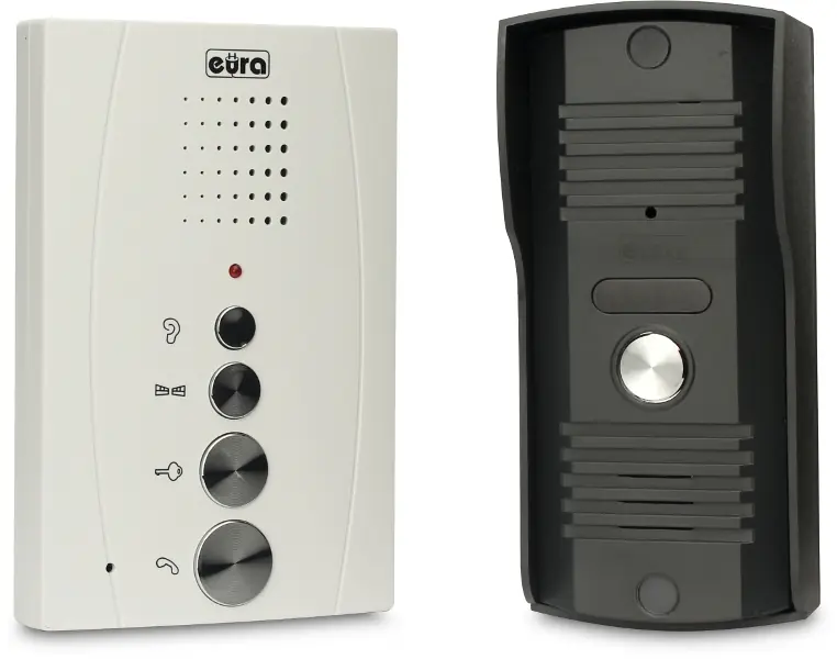 Zestaw domofonowy EURA ADP-11A3 / DIN15W12 + elektrozaczep w sklepie Wasserman.eu