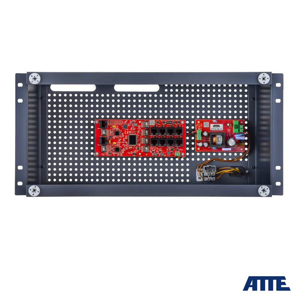 Zestaw do 8 kamer IP switch PoE 8P+2G ATTE IP-8-20-R5U0 w sklepie Wasserman.eu