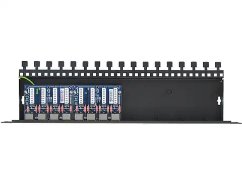 ⁨8-kanałowy panel zabezpieczający LAN z podwyższoną ochroną przepięciową PoE EWIMAR PTU-58R-PRO/PoE⁩ w sklepie Wasserman.eu