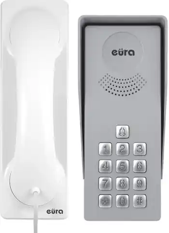⁨DOMOFON ''EURA'' ADP-36A3 ''INGRESSO BIANCO'' - 1-rodzinny, kaseta zewnętrzna z szyfratorem⁩ w sklepie Wasserman.eu
