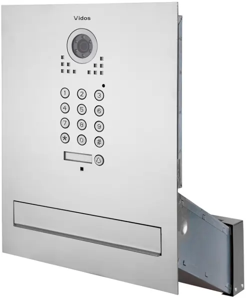 ⁨VIDOS S561D-SKM letterbox with built-in video intercom⁩ at Wasserman.eu