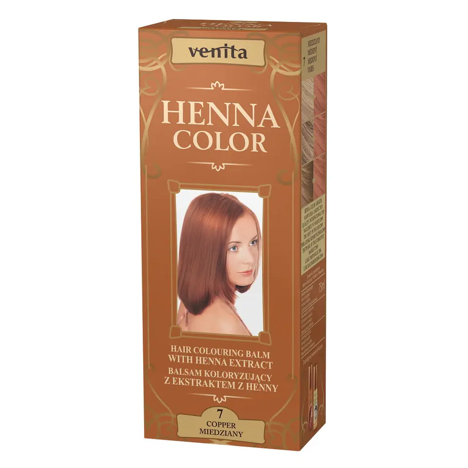 Красящий бальзам для волос henna color