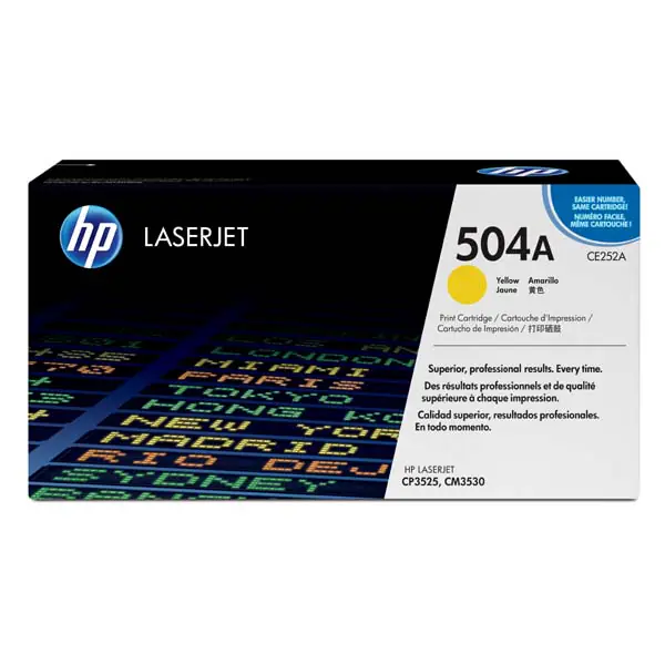 ⁨HP oryginalny toner CE252A, yellow, 7000s, HP 504A, HP Color LaserJet CP3525, O⁩ w sklepie Wasserman.eu