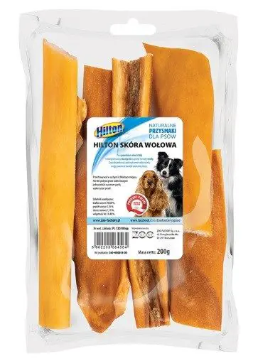 ⁨HILTON Beefhide - Dog treat - 200g⁩ at Wasserman.eu