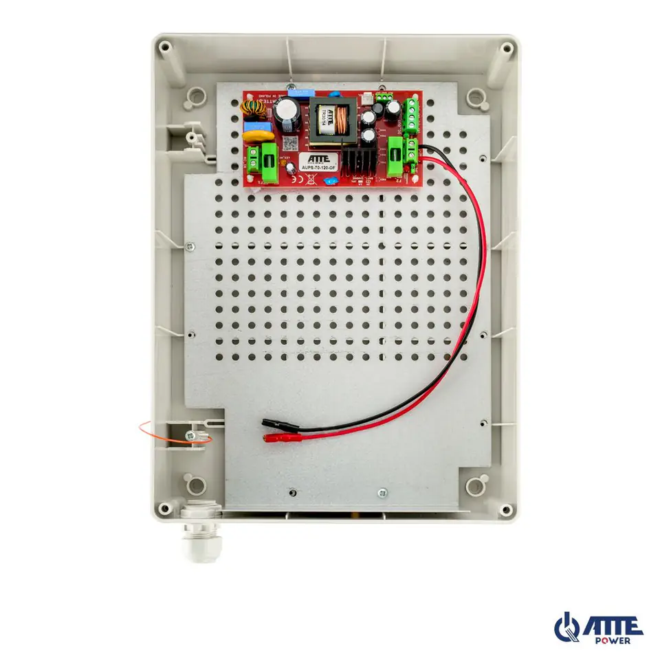 ZASILACZ BUFOROWY IMPULSOWY ATTE AUPS-70-120-XL1, 12V, 72W, 18Ah, ZEWNĘTRZNY w sklepie Wasserman.eu