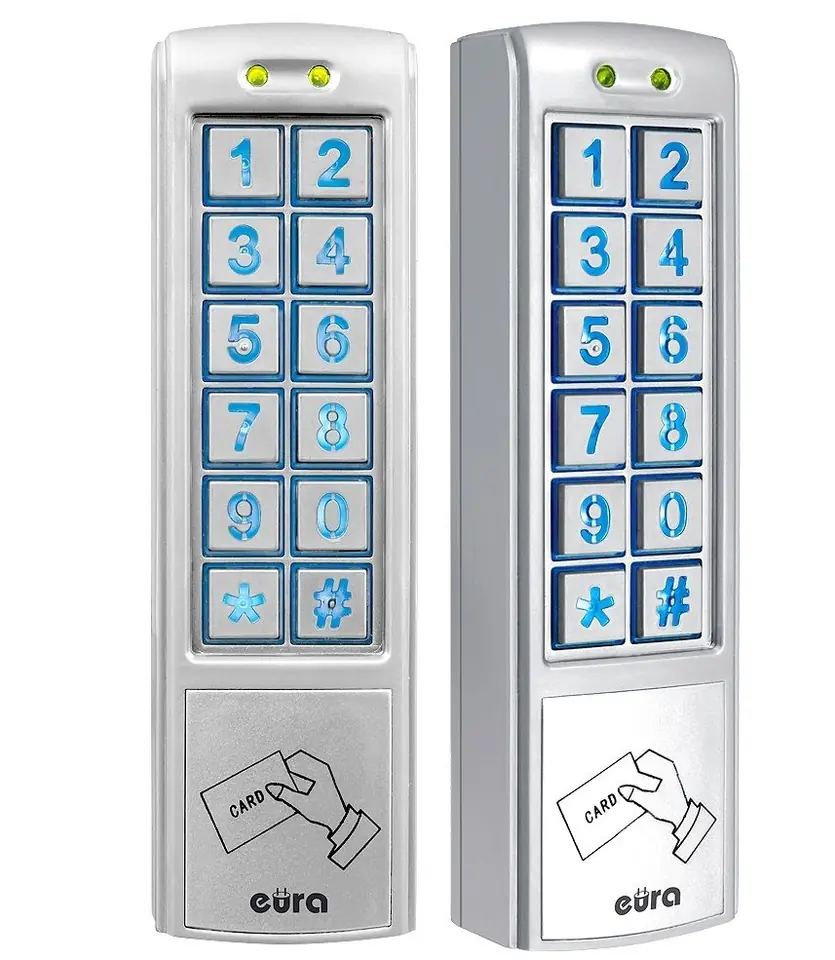 ⁨COMBINATION LOCK ''EURA'' AC-30C7 (2 exits, surface-mounted, proximity card)⁩ at Wasserman.eu