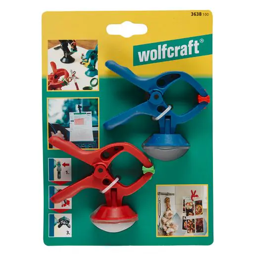 ⁨MINI SPRING CLAMP 30MM WITH SUCTION CUP, 2PCS.⁩ at Wasserman.eu