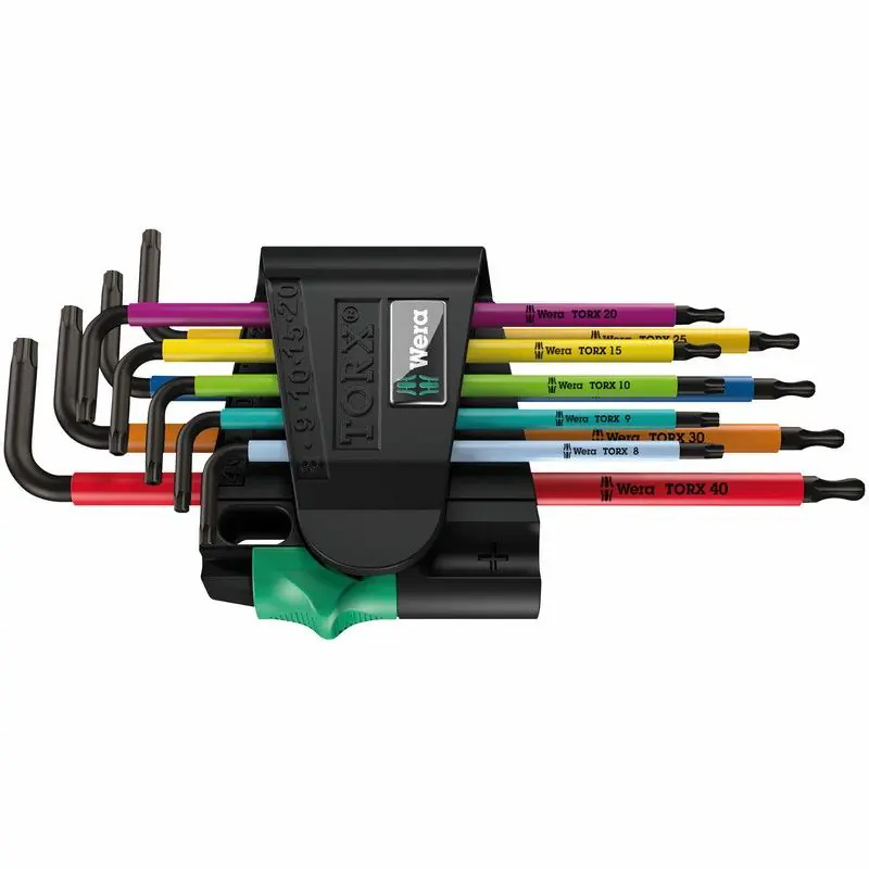 ⁨TORX MULTICOLOUR TX8-TX40 MANDREL WRENCH SET⁩ at Wasserman.eu