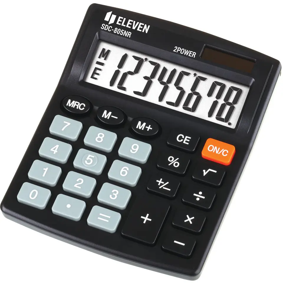 ⁨Kalkulator biurowy ELEVEN SDC805NR⁩ w sklepie Wasserman.eu