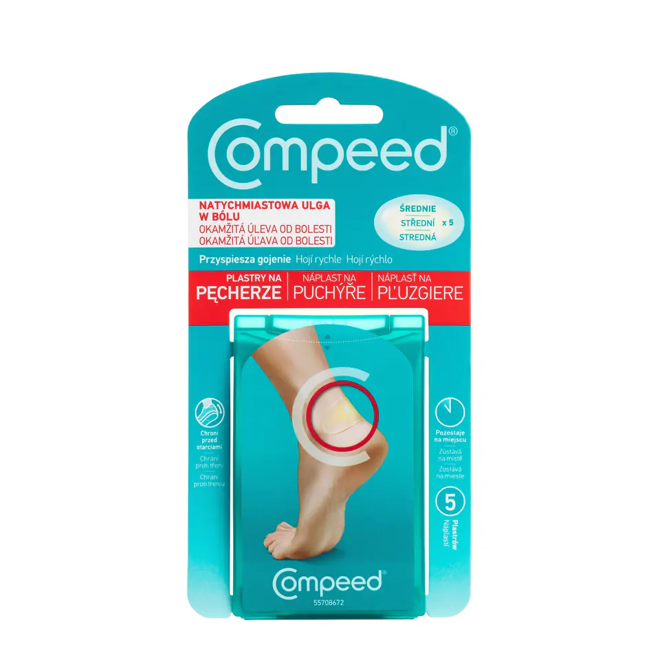 ⁨COMPEED Plastry na pęcherze - średnie 1op.-5 szt⁩ w sklepie Wasserman.eu