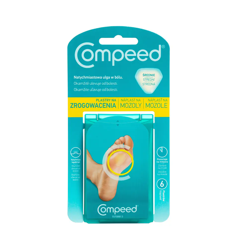 ⁨COMPEED Plastry na zrogowacenia - średnie  1op.-6szt⁩ w sklepie Wasserman.eu