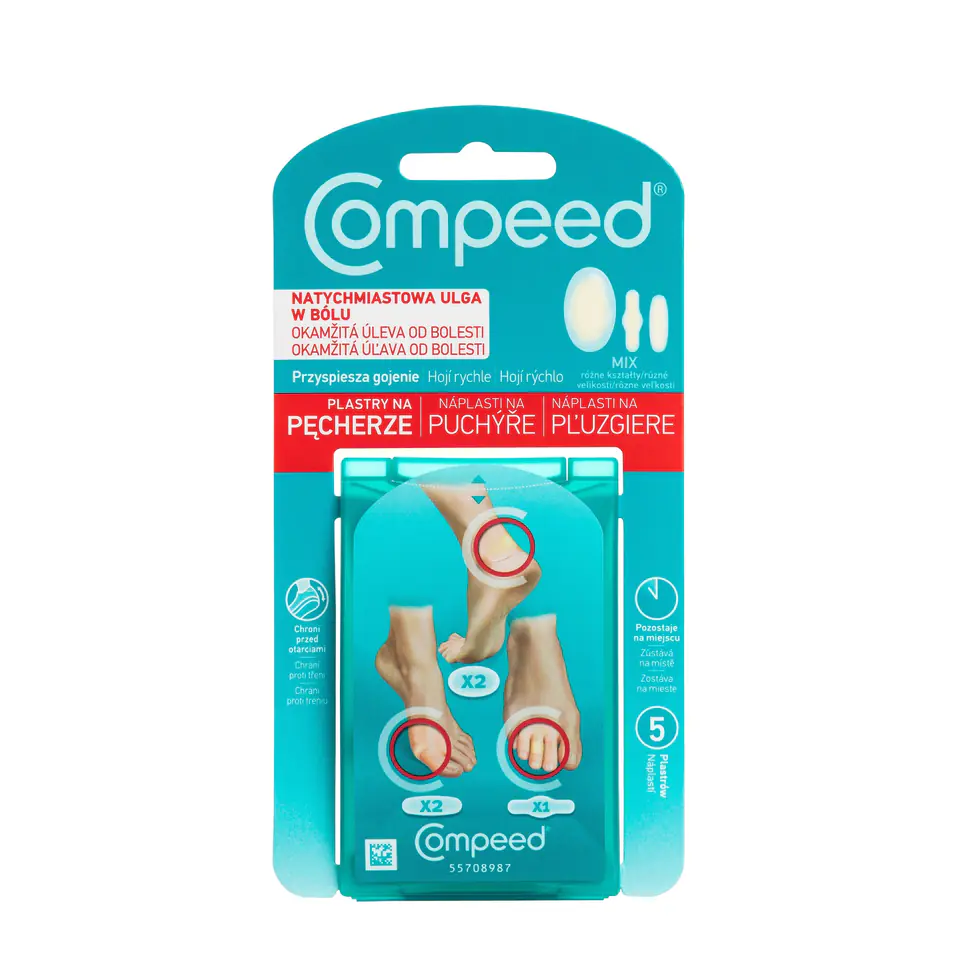 ⁨COMPEED Plastry na pęcherze - mix  1op.- 5 szt⁩ w sklepie Wasserman.eu