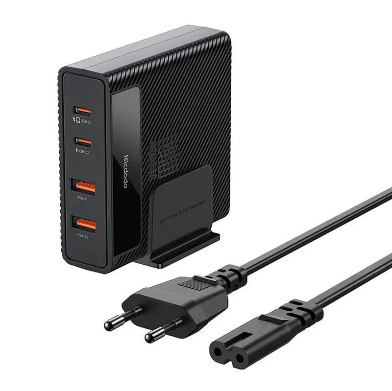 ⁨Stacja ładująca Hyperspace GaN 100W Mcdodo CH-1802 2xUSB-C, 2xUSB-A (czarna)⁩ w sklepie Wasserman.eu