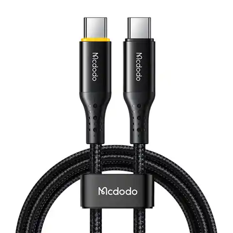 ⁨Kabel USB-C do USB-C Mcdodo CA-3461, PD 100W, 1.8m (czarny)⁩ w sklepie Wasserman.eu