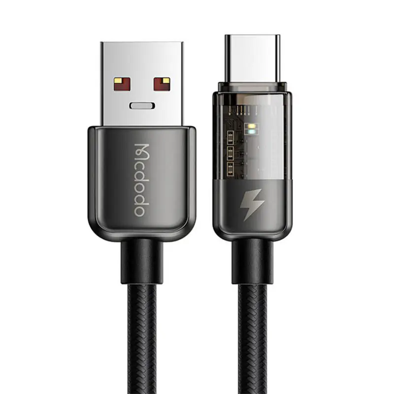 ⁨Kabel USB-C Mcdodo CA-3150, 6A, 1.2m (czarny)⁩ w sklepie Wasserman.eu
