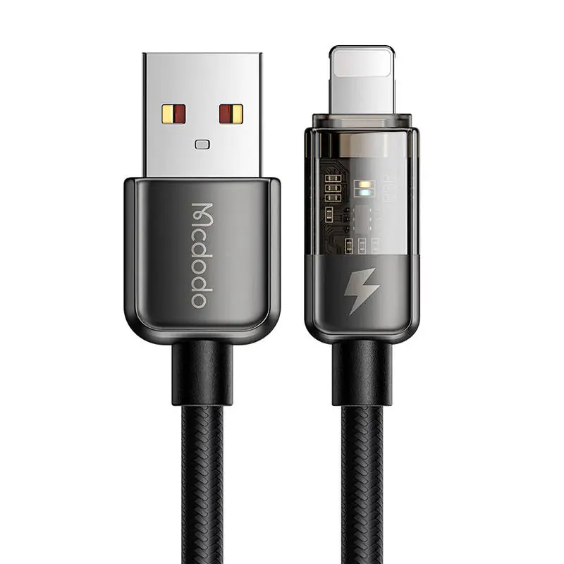 ⁨Kabel Lightning Mcdodo CA-3140, 12W, 1.2m (czarny)⁩ w sklepie Wasserman.eu