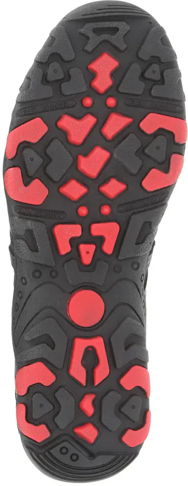 ⁨TREKKING SANDALS, PU/MESH, BLACK-RED, "42", LAHTI⁩ at Wasserman.eu