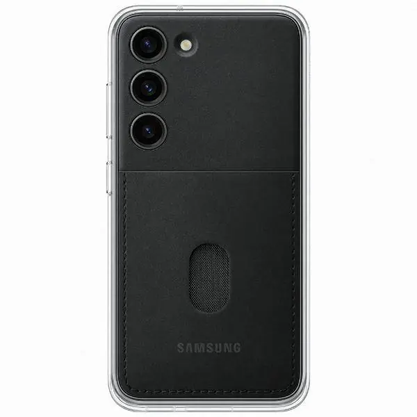 ⁨Etui Samsung EF-MS911CB S23 S911 czarny/black Frame Cover⁩ w sklepie Wasserman.eu