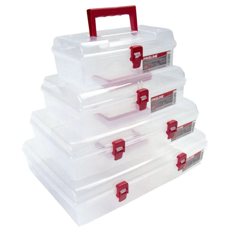 ⁨35728 Organizer with handle 6 compartments 359x238x85 mm, Proline⁩ at Wasserman.eu