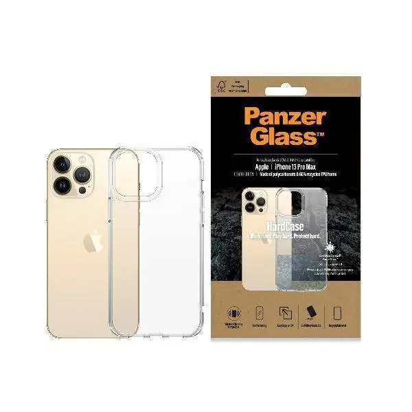 ⁨PanzerGlass HardCase iPhone 13 Pro Max 6.7" Antibacterial Military grade clear 0317⁩ at Wasserman.eu