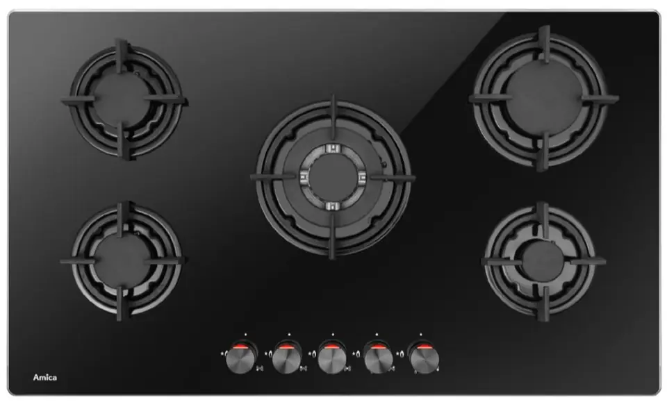 Gas hob on glass PGCA9101AoB at Wasserman.eu