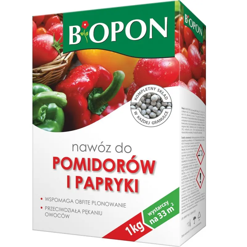 ⁨NAWÓZ - DO POMIDORÓW I PAPRYKI GRANULAT 1 KG⁩ w sklepie Wasserman.eu