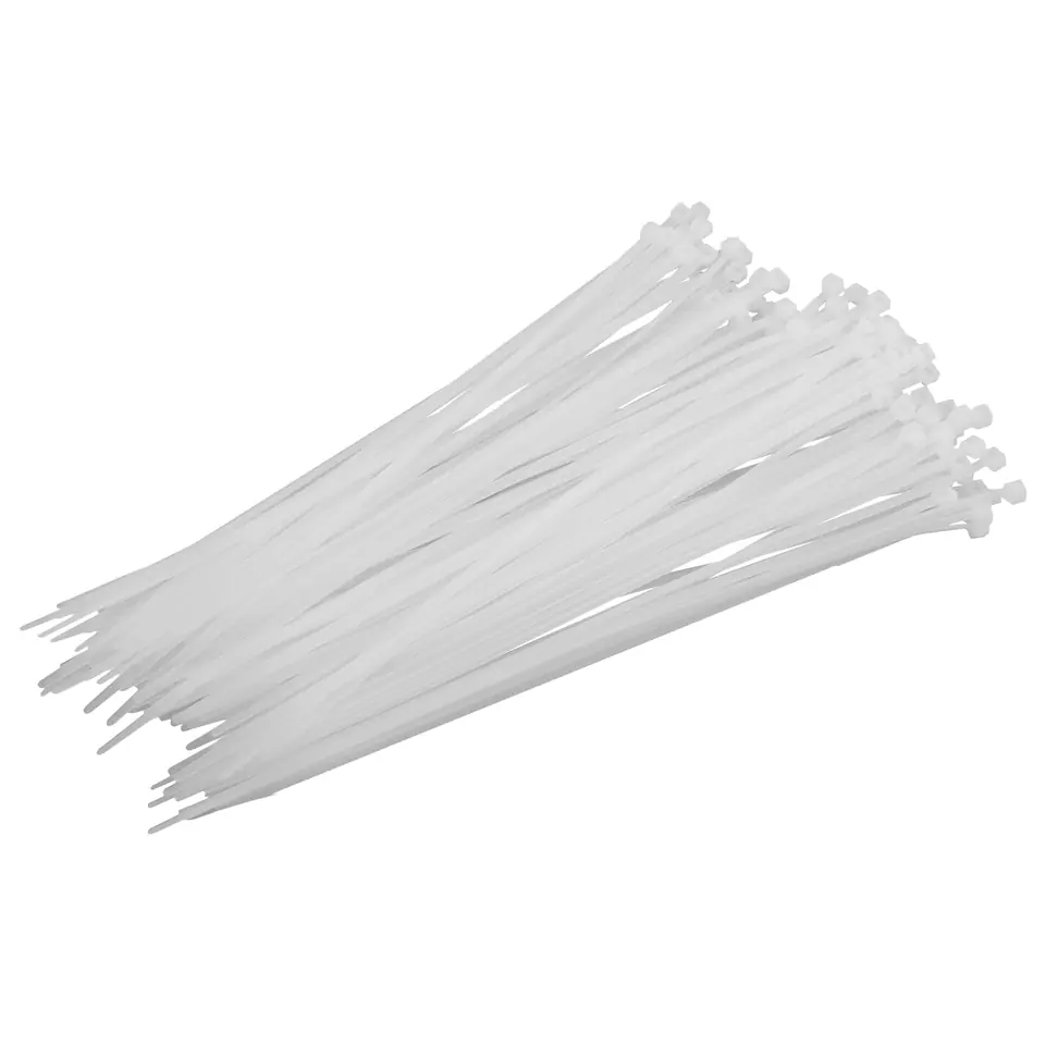 ⁨59120B Nylon cable ties white, 2.5x200 mm, 100 pieces, Proline⁩ at Wasserman.eu