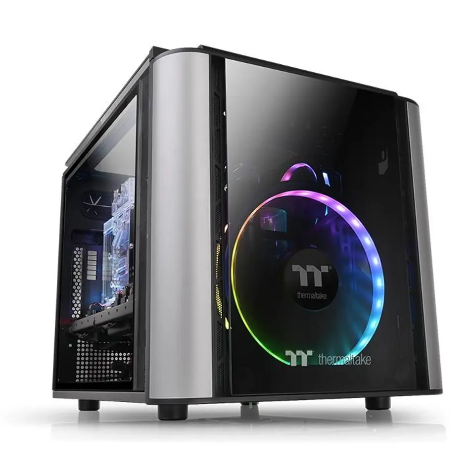 ⁨Computer case LEVEL 20 VT MiniITX microATX Tempered Glass - czarna⁩ at Wasserman.eu