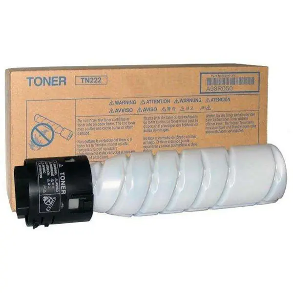 ⁨Konica Minolta oryginalny toner TN222K, A98R050, black, 24000 (2x12000)s⁩ w sklepie Wasserman.eu