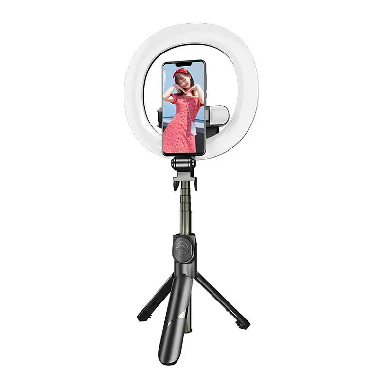 ⁨Selfie stick/statyw Puluz z lampą pierścieniową LED⁩ w sklepie Wasserman.eu