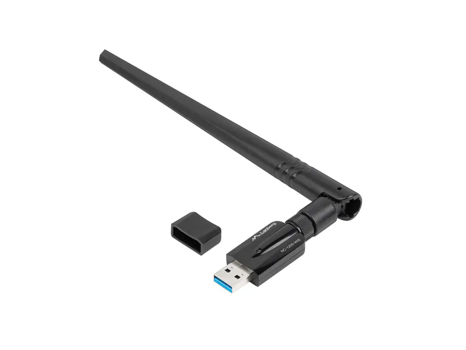 LANBERG BEZPRZEWODOWA KARTA SIECIOWA USB NC-1200-WIE AC1200 USB 3.0 DUAL BAND w sklepie Wasserman.eu