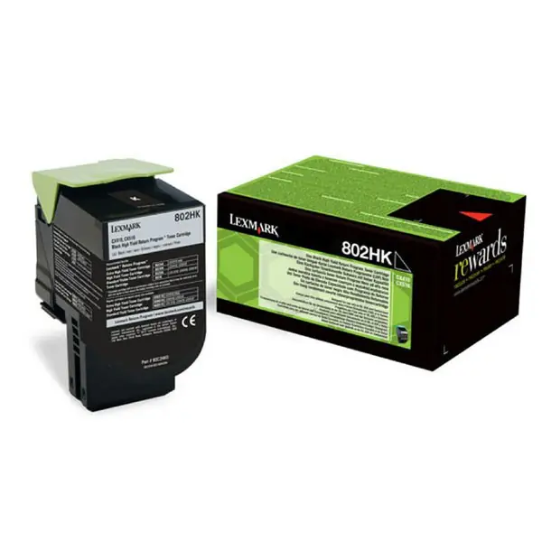 ⁨Lexmark Toner 80C2HKE Black⁩ w sklepie Wasserman.eu