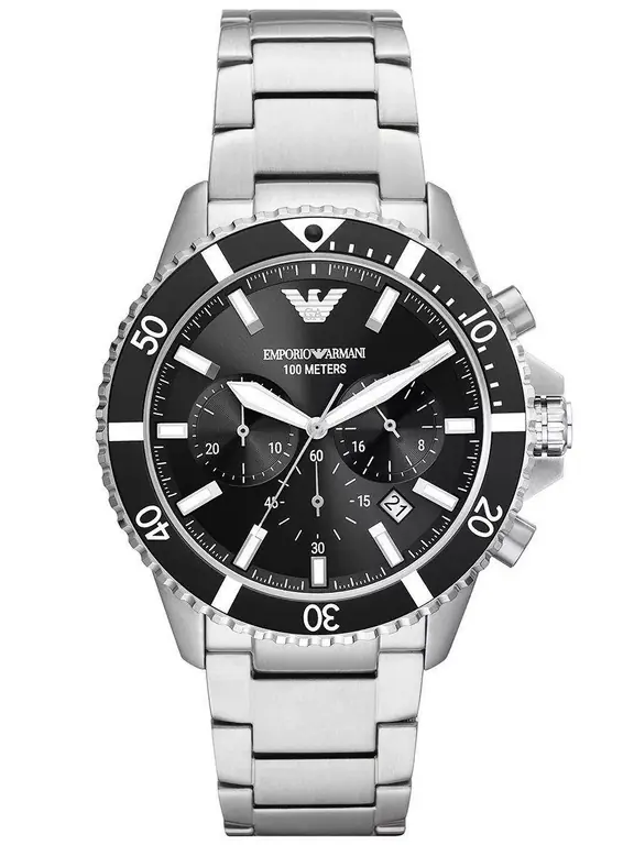 ⁨ZEGAREK MĘSKI EMPORIO ARMANI AR11360 DIVER (zi035b)⁩ w sklepie Wasserman.eu