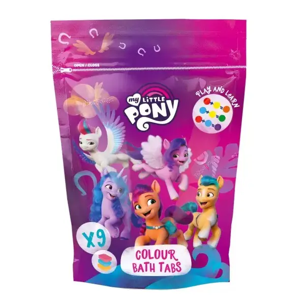 ⁨My Little Pony Barwinki koloryzujące do kąpieli 9x16g⁩ w sklepie Wasserman.eu