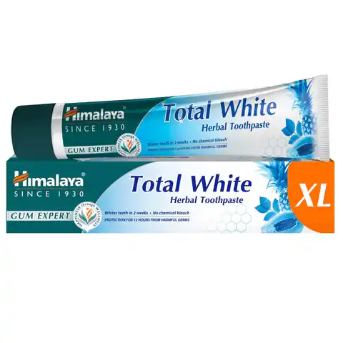 ⁨HIMALAYA Gum Expert Ziołowa Wybielająca Pasta do zębów Total White XL 100g⁩ w sklepie Wasserman.eu