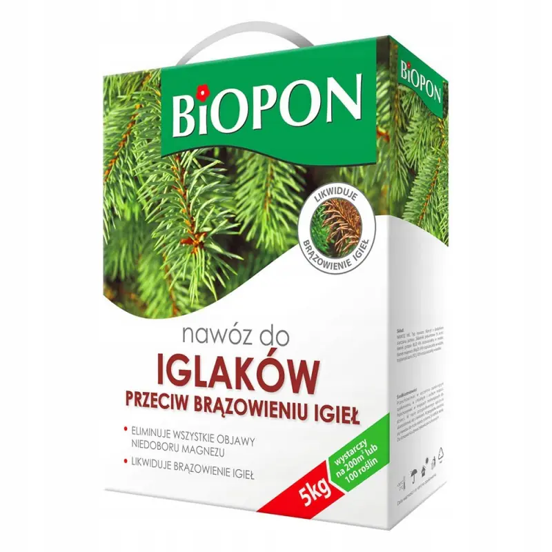 ⁨NAWÓZ -- DO IGLAKÓW . PRZECIW BRĄZOWIENIU IGIEŁ 5 KG⁩ w sklepie Wasserman.eu