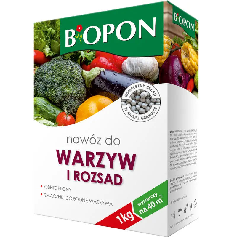 ⁨Biopon fertilizer for vegetables, carton 1 kg 8645⁩ at Wasserman.eu