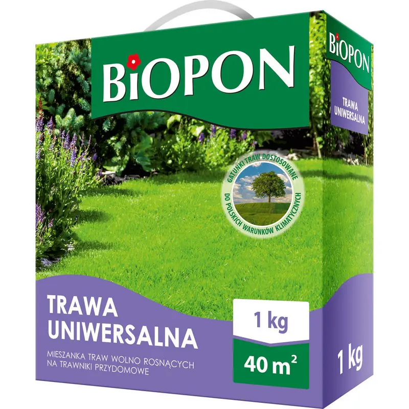 ⁨Universal grass seeds Biopon 1kg 40m2 Biopon 1103⁩ at Wasserman.eu