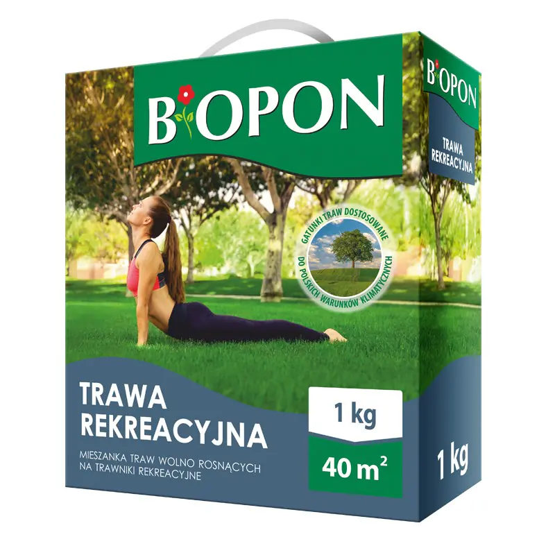 ⁨Recreational grass seeds Biopon 1kg 40m2 Biopon 1112⁩ at Wasserman.eu