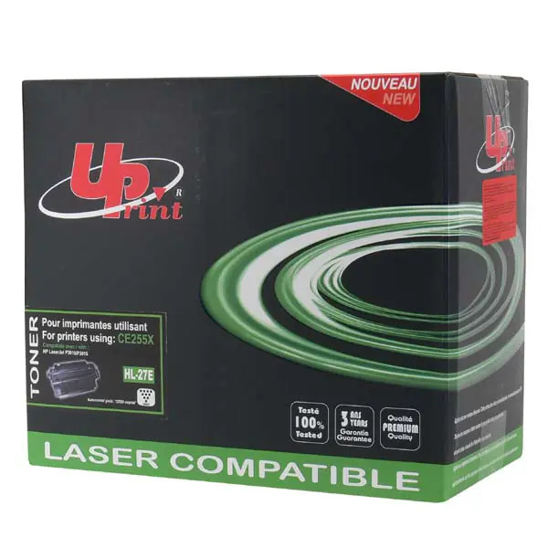 ⁨UPrint kompatybilny toner z HP CE255X, H.55XE, HL-27E, black, 12500s⁩ w sklepie Wasserman.eu