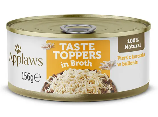 ⁨Applaws Dog Taste Toppers puszka z kurczakiem 156g⁩ w sklepie Wasserman.eu