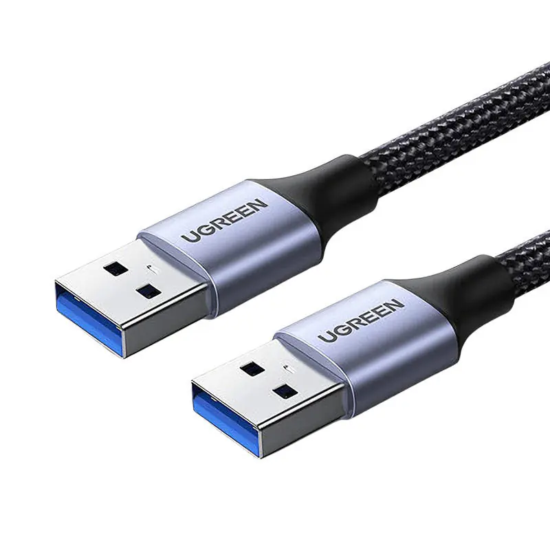 ⁨Kabel USB3.0, USB-A męski do USB-A męski,  UGREEN 2A, 0,5m (czarny)⁩ w sklepie Wasserman.eu