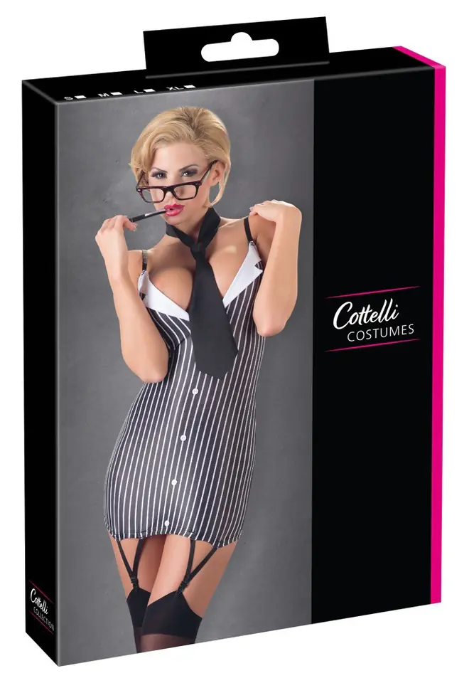 ⁨Kostium sekretarki w paseczki L Cottelli Costumes⁩ w sklepie Wasserman.eu