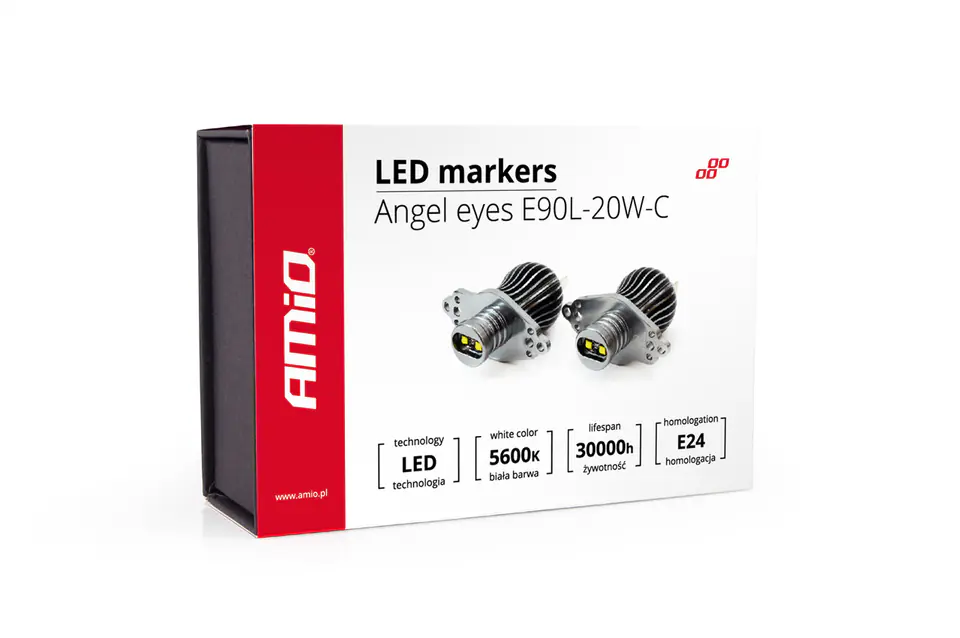 ⁨Led marker ringi markery bwm e90 l-20w-c amio-01542⁩ w sklepie Wasserman.eu