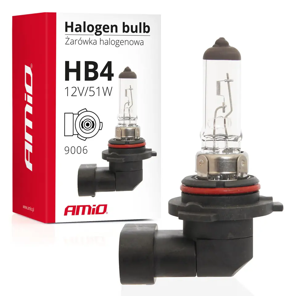 Żarówka halogenowa hb4 12v 51w 9006 amio-01480 w sklepie Wasserman.eu