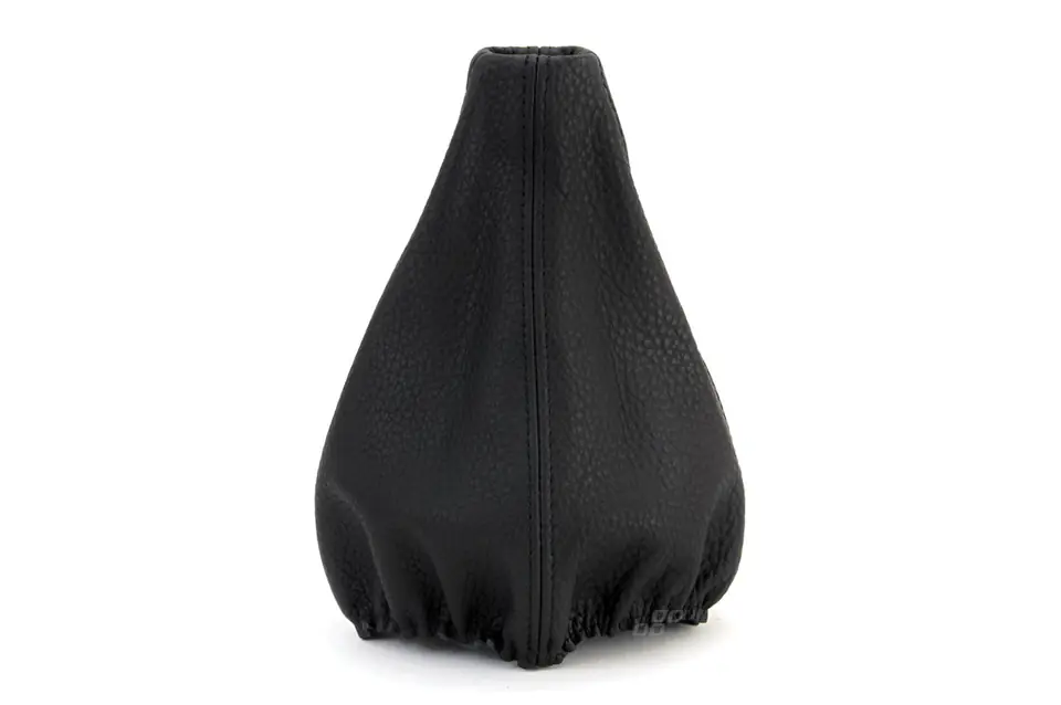 ⁨01758 Gear lever bellows leather black threads⁩ at Wasserman.eu