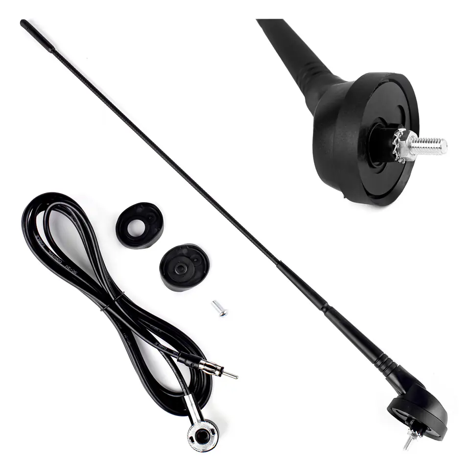 ⁨Antena samochodowa 40 cm ant06 amio-01297⁩ w sklepie Wasserman.eu