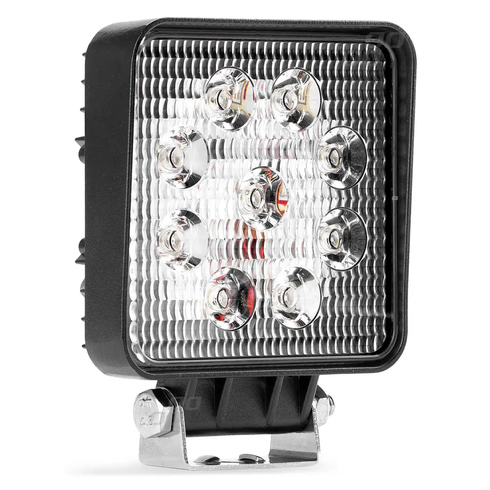 ⁨Lampa robocza halogen led szperacz awl03 9 led amio-01614⁩ w sklepie Wasserman.eu