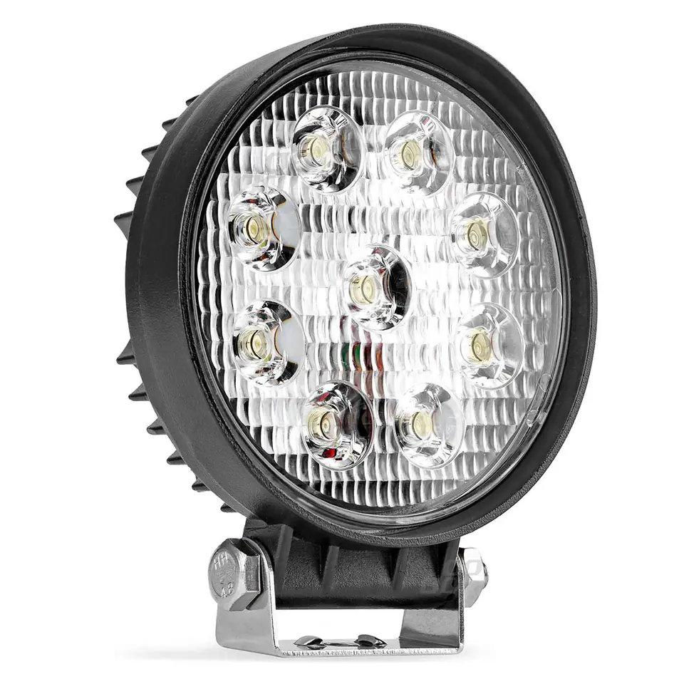 ⁨Lampa robocza led szperacz awl04 9 led 12v 24v amio-01615⁩ w sklepie Wasserman.eu